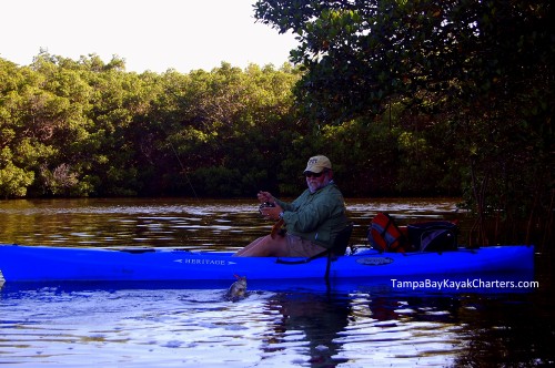 George got his biggest snook ever!