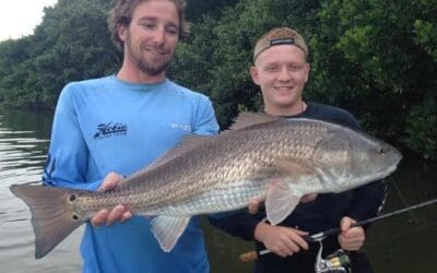 Springtime redfish action on fire!