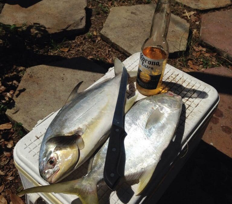 Terry got on the Pompano May 5