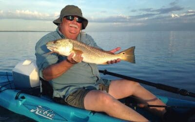 Sept 2 Tailing redfish action with Jack at sunset