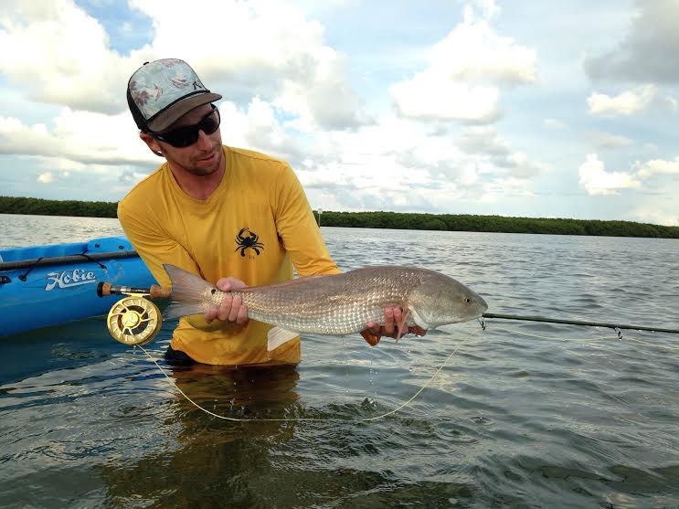 Sept 4 My first redfish on fly