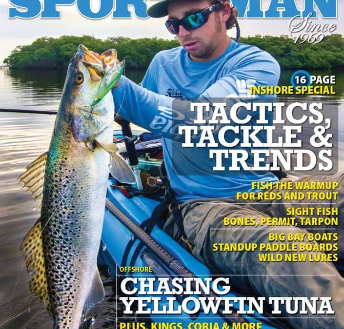 captain spencer on the cover of florida sportsman magazine